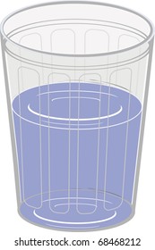 Glass with water