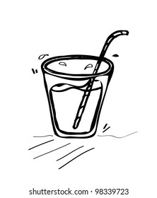 glass of water