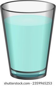 Glass of Water (cool vector)