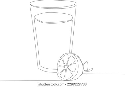 a glass water 