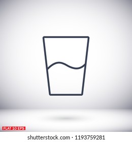 Glass Of Water Icon