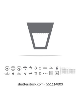 glass of water icon
