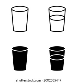 Icono de cristal de agua para aplicaciones y sitios web