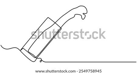  Glass of water icon with editable strokes continuous one line drawing. Glass in one line drawing. Fresh drink concept. Water modern isometric line illustration concept, Drawing of a glass filled