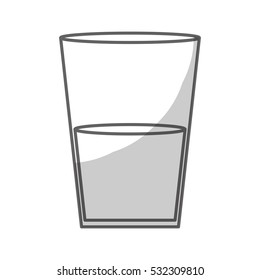 glass of water icon image vector illustration design 