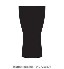glass of water icon in trendy flat style