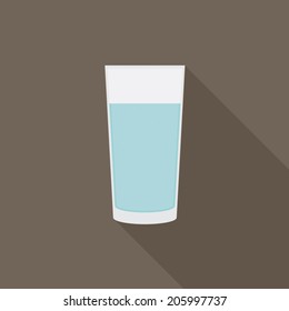 Glass of water icon - Vector