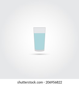 Glass of water icon - Vector