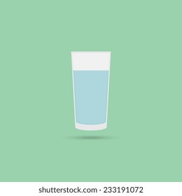 Glass of water icon - Vector