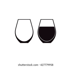 Glass of water icon.  Water vector. Glass icon