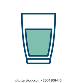 glass of water icon vector design template