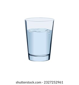 Glass Of Water Icon Vector Design.