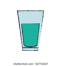 Glass of water icon vector illustration graphic design
