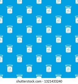 Glass water pattern vector seamless blue repeat for any use