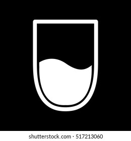 Glass of water vector