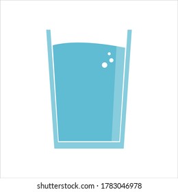 Glass Of water vector icon image illustration