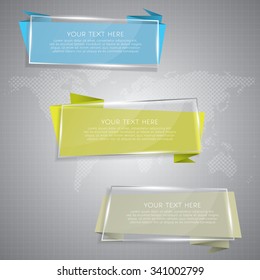 Glass web stickers