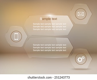 Glass web template