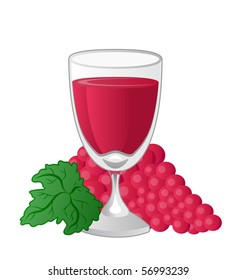 the glass of whine