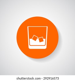 Glass of whiskey icon  - Vector