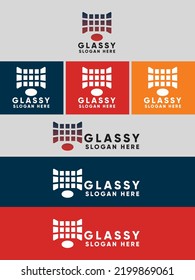 Glass Window Logo Vector For Your Business