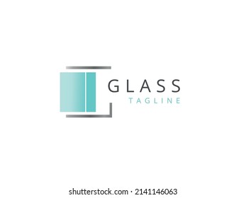 Glass, windows logo design template element. Glass, windows icon design. 