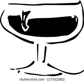 glass of wine