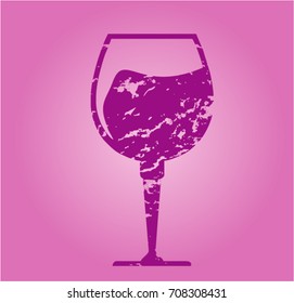 glass of wine cartoon