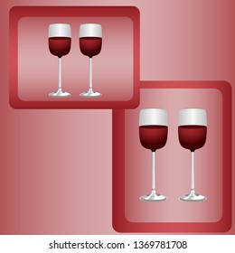 glass of wine in the frame
