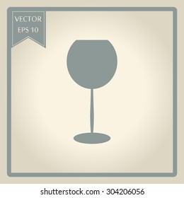 Glass Of Wine Icon 