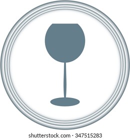 Glass Of Wine Icon 