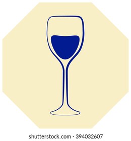 Glass Of Wine Icon 