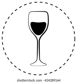 Glass Of Wine Icon 