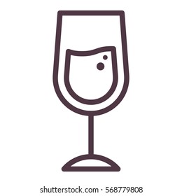 A Glass Of Wine Icon