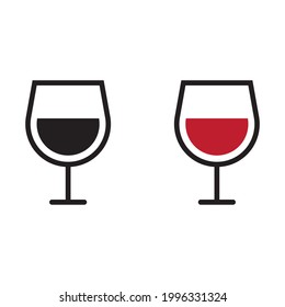 Icono de vino para aplicaciones y sitios web