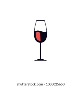 a glass of wine icon. Element of colored web icon for mobile concept and web apps. Detailed a glass of wine icon can be used for web and mobile. Premium icon on white background