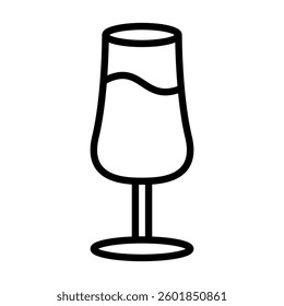 glass wine icon, simple flat style, illustration, logo sign symbol pictogram template, for ui or ux isolated on white for mobile app, editable