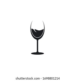 Glass wine icon vector illustration design