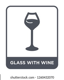 glass with wine icon vector on white background., glass with wine simple element illustration