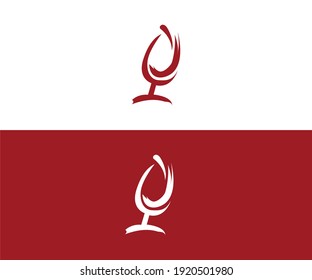 Vidrio con diseño de logotipo de salpicadura