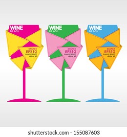 Glass of Wine Vector Illustration EPS10