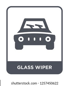 glass wiper icon vector on white background, glass wiper trendy filled icons from Mechanicons collection, glass wiper simple element illustration