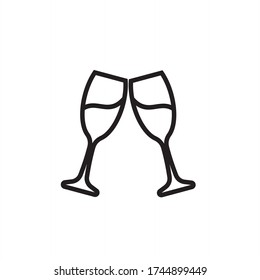 glass,drink icon vector,alcohol wineglass illustration