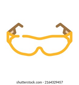 glasses accessory color icon vector. glasses accessory sign. isolated symbol illustration