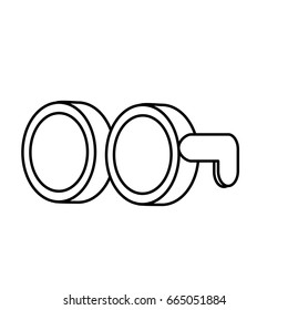glasses accessory icon