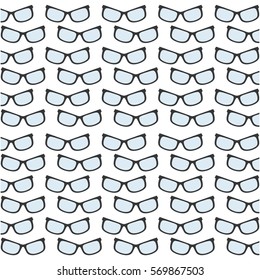 glasses accessory trendy seamless pattern vector illustration eps 10