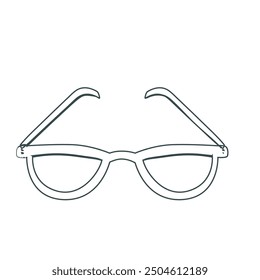 Brille für Schulanfang Symbol