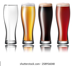 glasses of beer