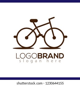 Glasses and bike logo icon vector template