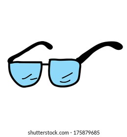 glasses black eye eyeglasses sunglasses fashion optical illustration vector isolated